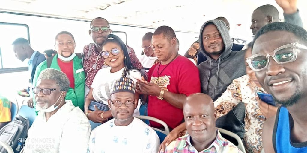 National Troupe of Nigeria's delegation to 2022 'Market for Performing Arts in Africa, MASA' on a yacht in Abidjan enroute Festival Village... today 1 4011f703 bac7 4c0a a264 e440adba8b4e
