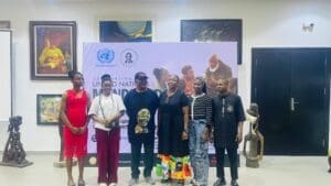 Celebrating the United Nations' Mandela Day with the 'Desert Warrior' 22 Guests with Dr Jibunoh