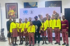 Celebrating the United Nations' Mandela Day with the 'Desert Warrior' 18 Stidnts with Dr Jibunoh